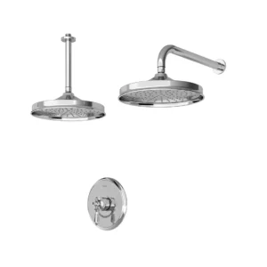 شیر حمام توکار شودر مدل زیگموند کروم تیپ 1 BRASS