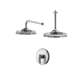 شیر حمام توکار شودر مدل گلوریس کروم تیپ 1 BRASS