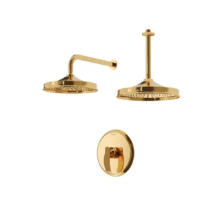 شیر حمام توکار شودر مدل گلوریس طلا تیپ 1 BRASS
