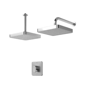 شیر حمام توکار شودر مدل تاین کروم مات تیپ 1 ABS