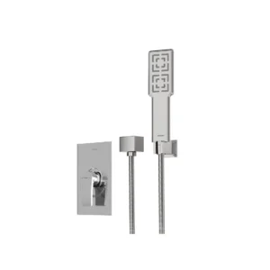 شیر حمام توکار شودر مدل رومر پلاس کروم تیپ 2 BRASS