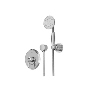 شیر حمام توکار شودر مدل زیگموند کروم تیپ 2 BRASS