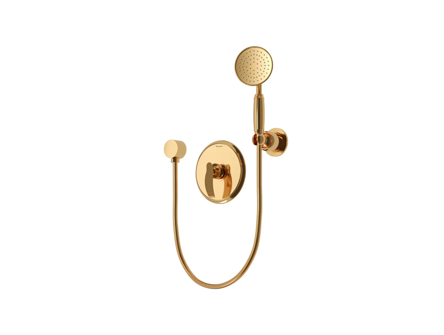 شیر حمام توکار شودر مدل گلوریس طلا تیپ 2 BRASS