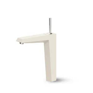 شیر روشویی پایه بلند شودر مدل تیفانی شیری کروم