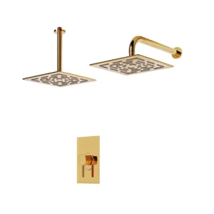 شیر حمام توکار شودر مدل رومر طلا تیپ 1 BRASS
