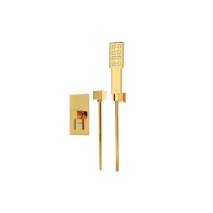 شیر حمام توکار شودر مدل رومر طلا تیپ 2 BRASS