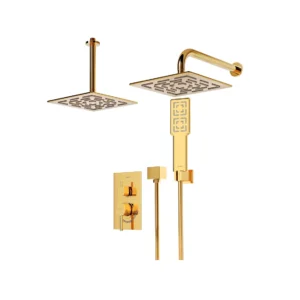 شیر حمام توکار شودر مدل رومر طلا تیپ 3 BRASS