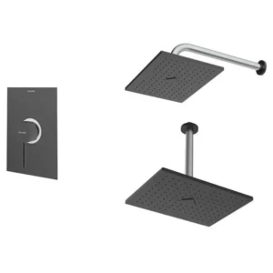 شیر حمام توکار شودر مدل رومر مشکی تیپ 1 ABS