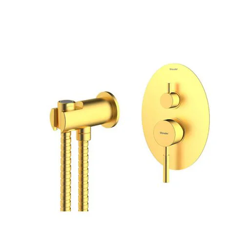 شیر توالت بیده توکار شودر مدل روگن طلا مات