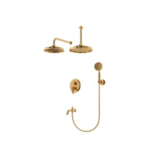 شیر حمام توکار شودر مدل گلوریس طلا تیپ 4 BRASS