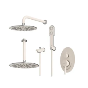 شیر حمام توکار شودر مدل روگن تیپ 4 BRASS