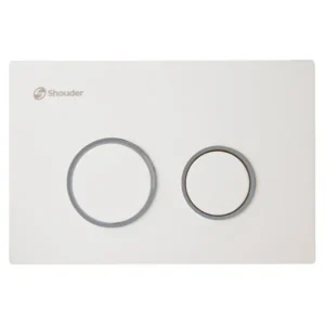 صفحه کلید فلاش تانک توکار شودر مدل ایوا شیری کروم