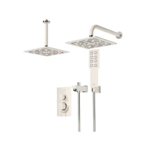 شیر حمام توکار شودر مدل رومر شیری کروم تیپ 4 BRASS