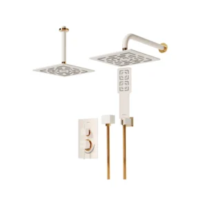 شیر حمام توکار شودر مدل رومر شیری طلا تیپ 3 BRASS