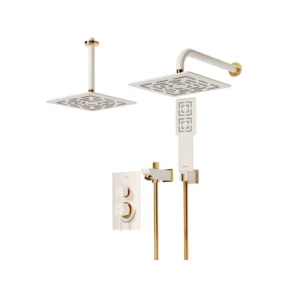 شیر حمام توکار شودر مدل رومر شیری طلا تیپ 4 BRASS